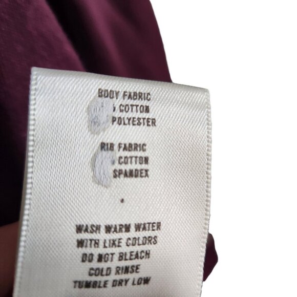 Tracksmith Shirt Women's XS Red Burgundy Long Sleeve Crew Neck Base Layer - Picture 8 of 11